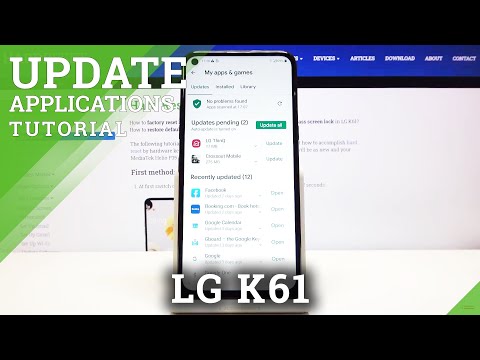 How to Update Apps in LG K61 – Download Latest App Version