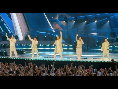 Backstreet Boys perform As Long As You Love Me at The Las Vegas Sphere 20 July (Sun) 2025