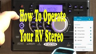 How To Use Your RV Stereo Jensen AWM968