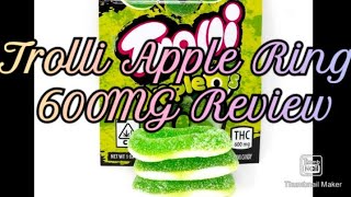 Trolli Apple Ring     Edible 600MG Review