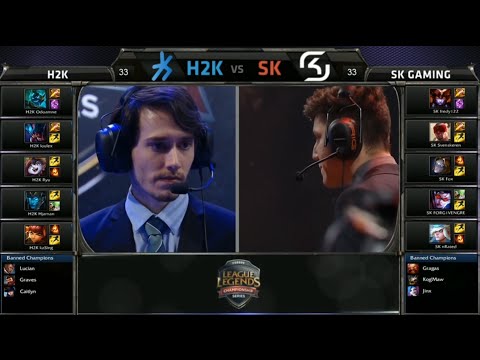 EU LCS SK vs H2K Game 2 Highlights (EU LCS Spring 2015 Playoffs 3rd Place)