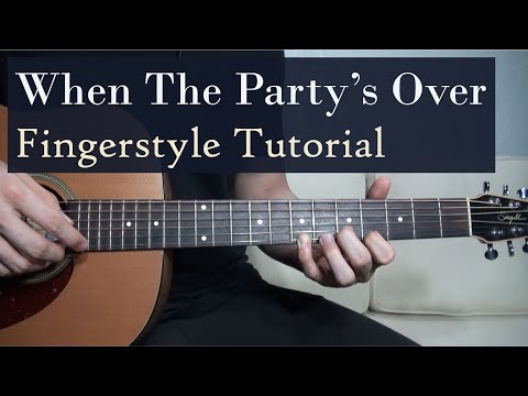 When The Party's Over - Billie Eilish | Fingerstyle Guitar Tutorial
