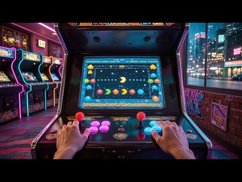 Retro Arcade 1985 | 80s Synthwave Lofi Music | Retro Nostalgia Radio to study & chill to 24/7