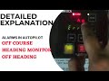 AUTOPILOT ALARMS OFF COURSE OFF HEADING AND HEADING MONITOR ALARMS Tokyo Keiki Pr 6000