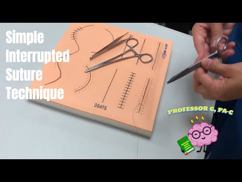 Simple Interrupted Suture Technique