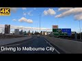 Driving West Gate Bridge | Bolte Bridge | Melbourne City | 4K UHD