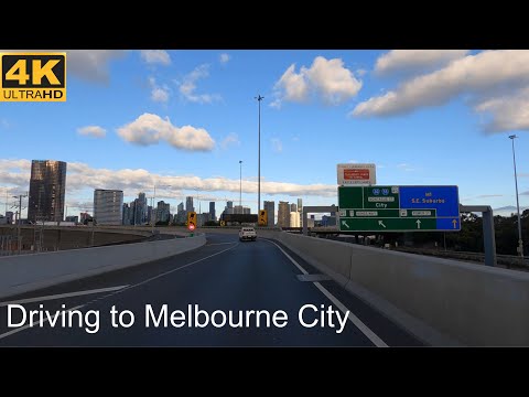 Driving West Gate Bridge | Bolte Bridge | Melbourne City | 4K UHD