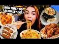 How Much Do I Really Eat Full Week Of Eating As A Food Creator