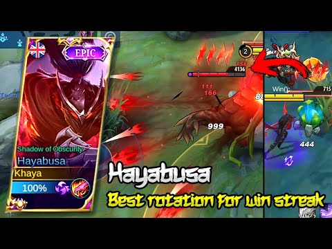 HOW TO ROTATE WITH HAYABUSA FOR A WIN STREAK | EXPLAINED GAMEPLAY - MLBB