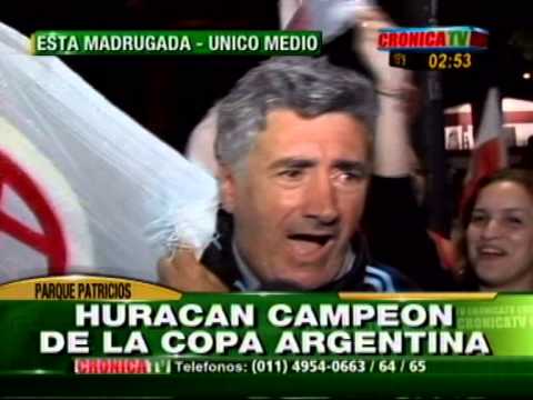 ★ FESTEJOS HURACAN CAMPEÓN COPA ARGENTINA 2014 ★