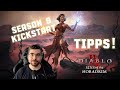 Kickstart Tipps für dich! Diablo Season 9