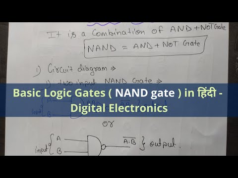 Basic Logic gates OR Gate and NOT Gate in Hindi Digital electronics tutorials