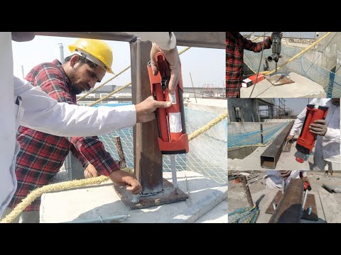 Hilti Anchor Bolt Fixing I Hilti Hit HY 200R Using I HY 200 R Chemical Bolting I Hilti Rebaring