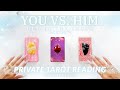 You VS Him What He Truly Thinks Of YOU Honest Af Pick A Card Crystal Tarot Reading