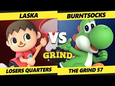 Smash Ultimate Tournament - Laska (Villager) Vs burntsocks (Yoshi) The Grind 57 SSBU Losers Quarters