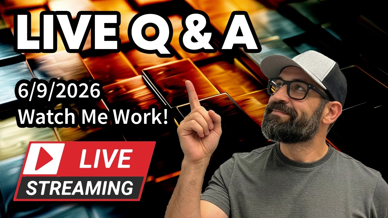 Live Q and A With Michael- Hang Out Watch Me Work On Live Engraving Jobs 6_9_2026