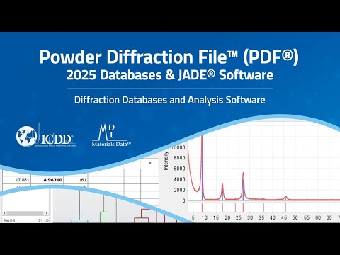 ICDD Product Release 2025