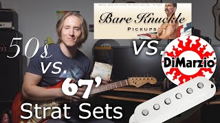 Video thumbnail for Strat Pickup Shootout: Dimarzio Virtual Solo / Area67 vs. Bareknuckle Apache Set by Georg Figél