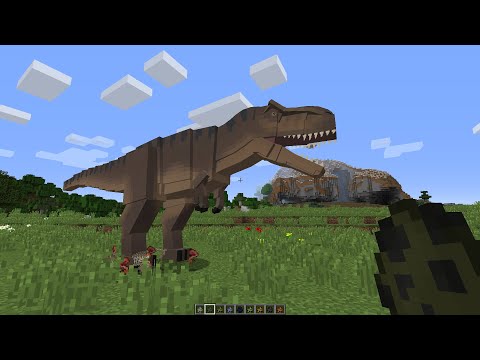 Dinosaurs Jurassic Craft MOD in Minecraft