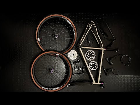 DREAM BUILD ASMR Merlin XLM 2001 TITANIUM gravel bike conversion