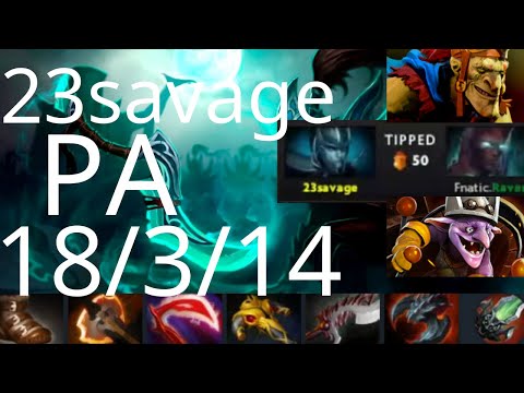 23savage Phantom Assassin vs Timbersaw - tied - MG.Trust vs Fnatic g2 BTS Pro dota2
