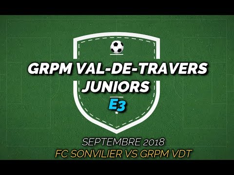 Juniors E3 - FC Sonvilier - Grpm Val-de-Travers, 2018