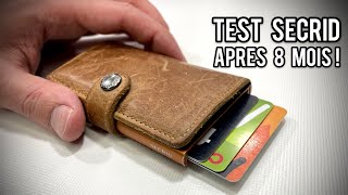 TEST du porte-cartes SECRID après 8 mois d’utilisation !