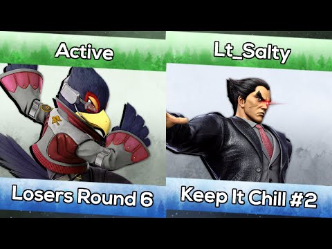 Active (Falco) vs. Lt_Salty (Kazuya) - Keep It Chill #2 Smash Ultimate Losers Round 6