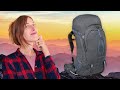 Mochila Cargueira Feminina Osprey - Aura AG 65L - Vermelho