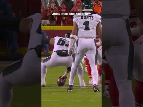 Jason Kelce cut that audible quick 😂