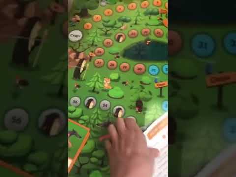 Массажный коврик с настольной игрой 8 элементов