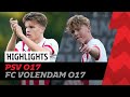 Het regent prachtige doelpunten ?? | Highlights PSV O17 - FC Volendam O17