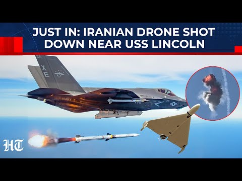 Shocking! US F-35 Downs Iranian Drone Approaching USS Abraham Lincoln in Arabian Sea | Iran Vs US