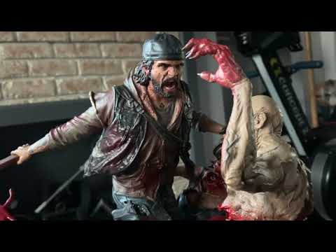 Days Gone Deacon VS Freakers Statue from Level 52 Studios