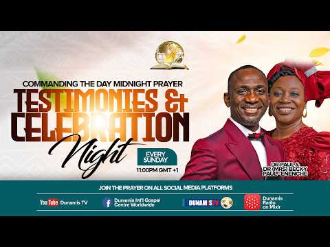 COMMANDING THE DAY MIDNIGHT PRAYER || TESTIMONIES & CELEBRATION NIGHT ||15-02-2026