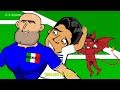 😁LUIS SUAREZ BITE on Chiellini😁 Italy vs Uruguay by 442oons 0-1(World Cup Cartoon 24.6.14) BeatIit