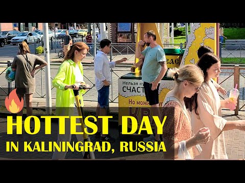 Hottest Day in Kaliningrad Russia, 15th August 2023