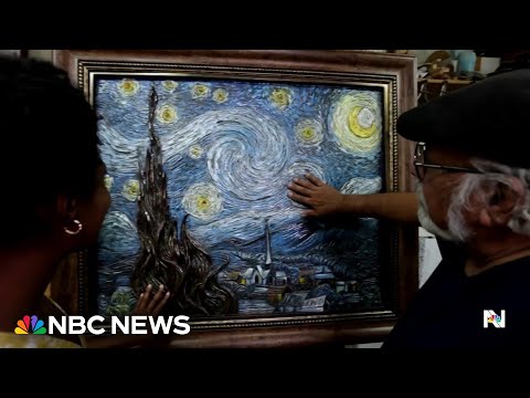 Art exhibit allows the blind and visually impaired to experience iconic paintings