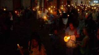 preview picture of video 'El Salvador Chalate - Procesion 2009'