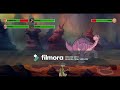 Littlefoot Vs Cera With Healthbars