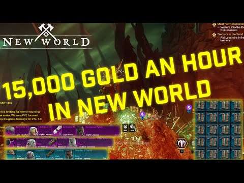 How to make an easy 15000 Gold an hour in New World December 23 2022