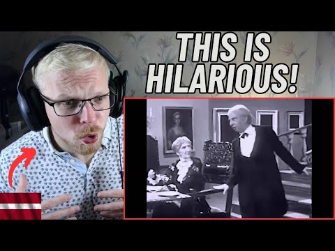 Latvian Reacts: Hilarious Dinner for One with Freddie Frinton & May Warden