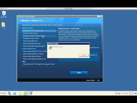 comment installer vcenter server 5.1