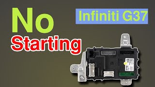 Infiniti G37 No Starting Found Full water Under The Carpet and Body Control Module Part 1