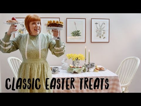 CLASSIC BRITISH & GERMAN EASTER TREATS: SIMNEL CAKE & PLAITED LOAF