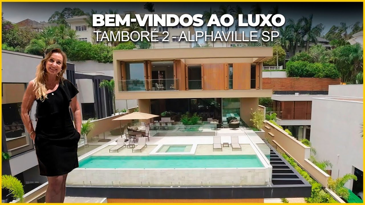 Casa à venda no Tamboré 2 com projeto Rodrigo Latorre e adega climatizada para 700 garrafas