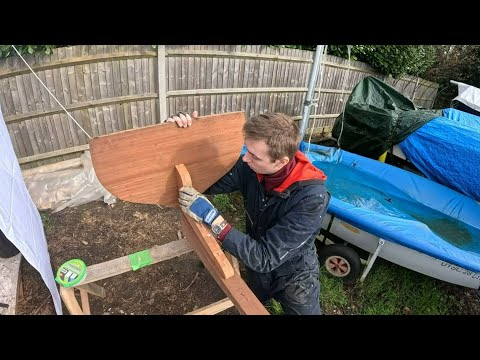 Bolting together a boat! - Ep. 9 - Building a wooden clinker dinghy