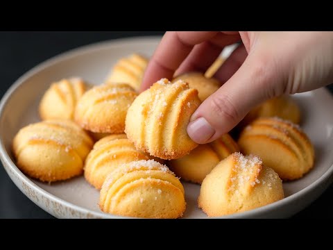 Kekse, die auf der Zunge zergehen! So einfach und leckeres Rezept! 3 Perfekte Rezepte!