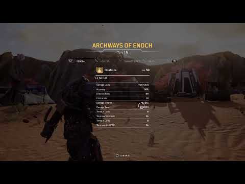 Outriders! Firepower Statue Set! Tier 15