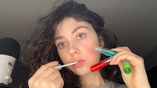 Download lagu asmr edible lip gloss mouth sounds 👄   tongue swirls 👅 mp3